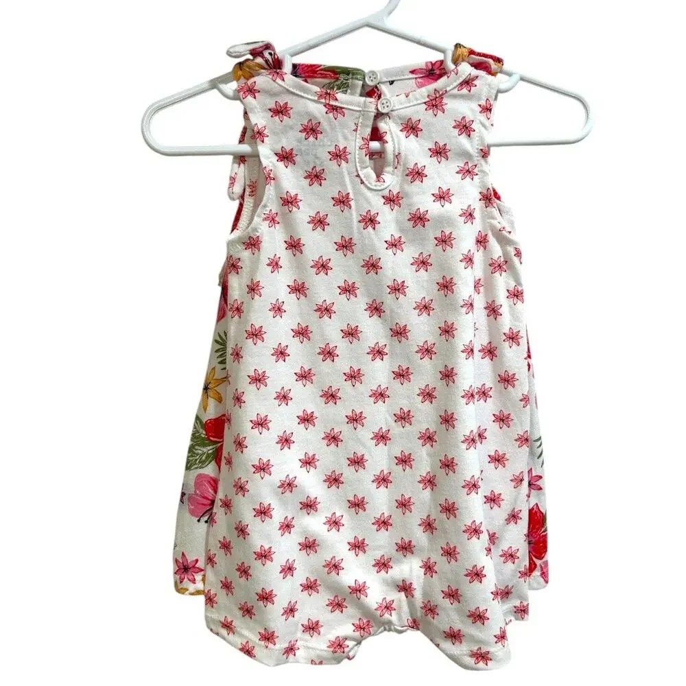 Chick Pea Tropical 2 piece Rompers Size 3-6 months